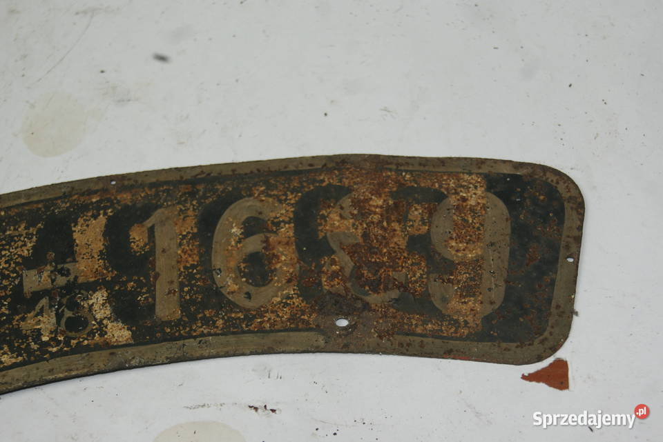 STARA TABLICA REJESRACYJNA TRIUMPH BSA ZUNDAPP Rybnik sprzedam