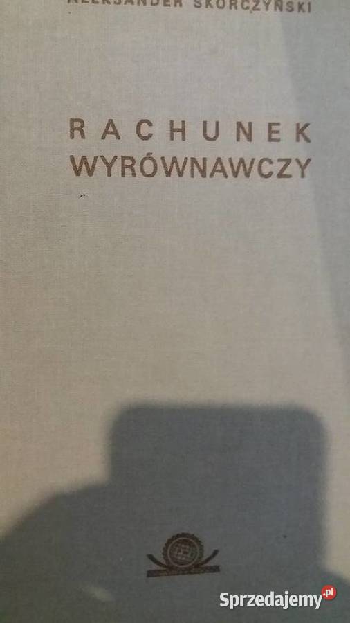 Rachunek wyrównawczy Skurczyński studia książki Warszawa