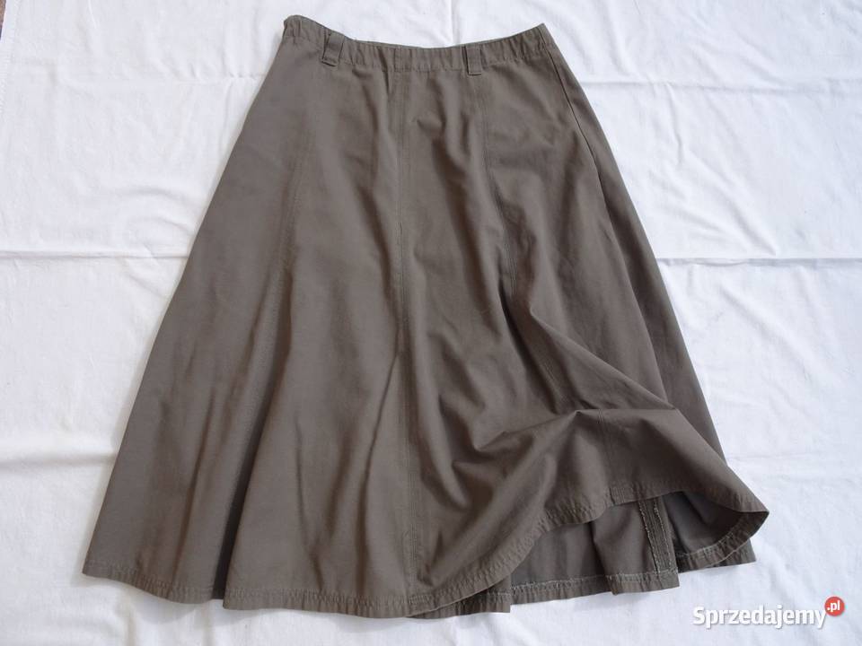 EDITIONS spódnica długa midi Khaki Jeans 42 XL