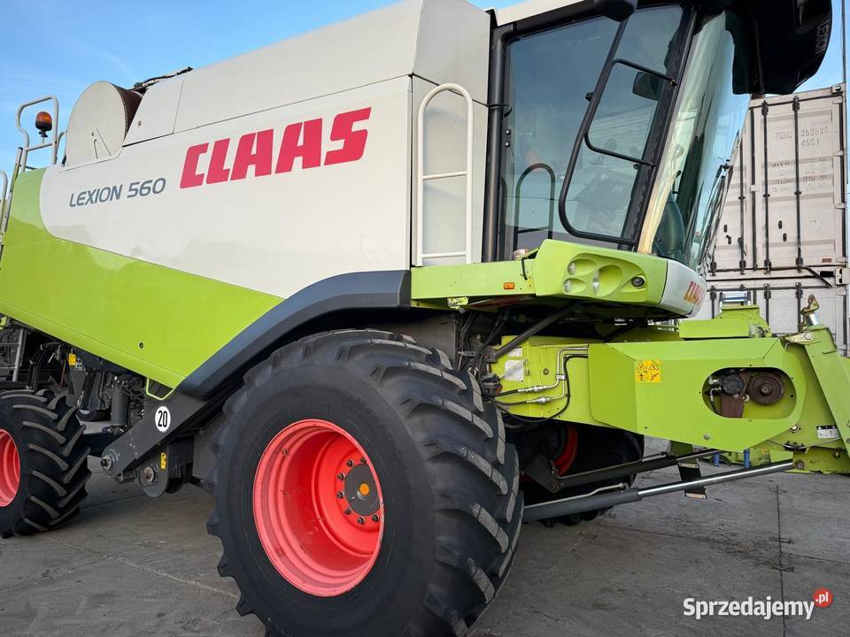 Kombajn zbożowy Claas Lexion 560 heder V750 Nowa Ruda