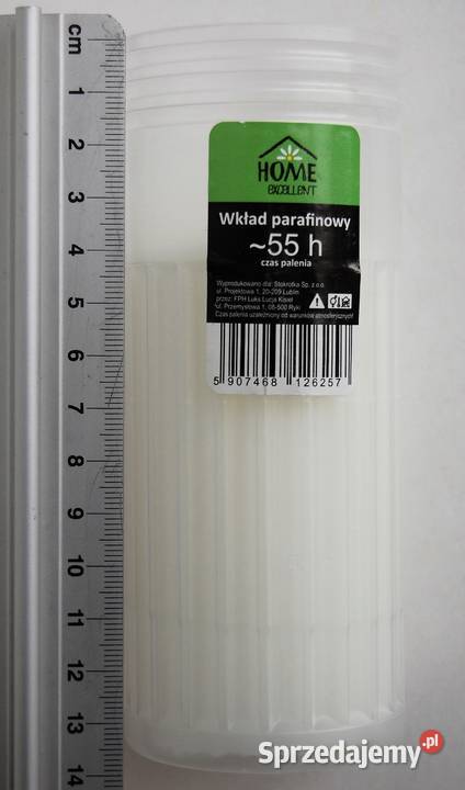 Wkład parafinowy do zniczy Luks 14 55 h lubelskie Lublin