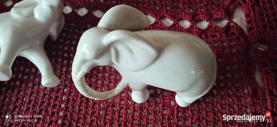 Figurka porcelanowa słoń
Biała porcelana Gdańsk