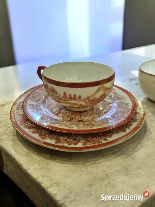 Trio porcelanowe Geisha Lithophane Made in Japan Jugów