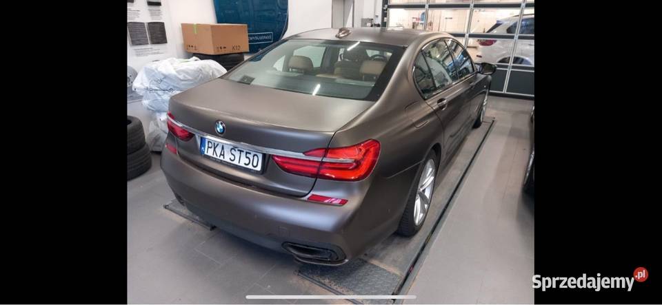 BMW 740Li Individual M 2018 420 kolor złotybrąz zmieniarka CD Warszawa