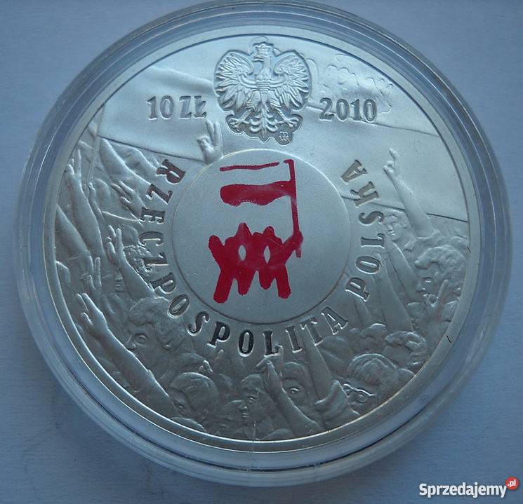 POLSKA10 2010 rSREBRO 925 POLSKI SIERPIEŃL