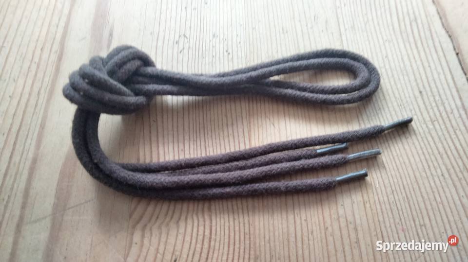 Sznurowadła okrągła średnie 75 ciemny brąz wielkopolskie Ostrów Wielkopolski