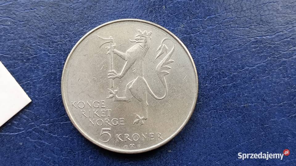 Stare monety 5 koron 1978 Norwegia Lesko sprzedam