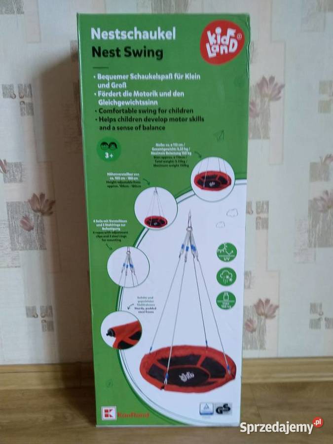 NAJTANIEJ Huśtawka Bocianie Gniazdo 113 do 150 3 lata+ Zabrze