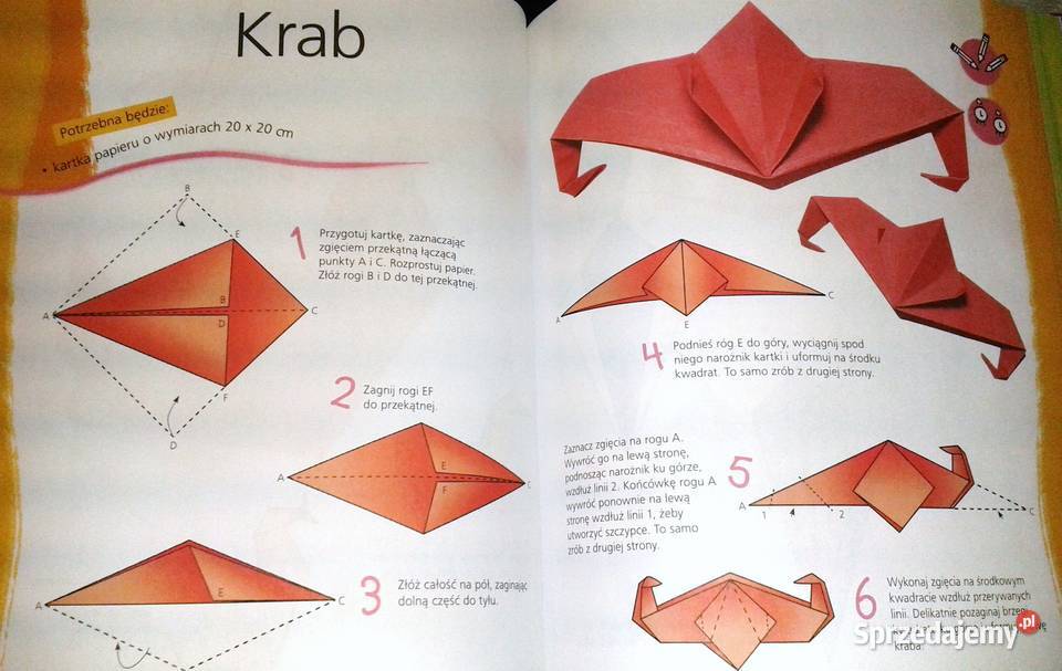 Origami Zginaj składaj baw się Maryse Six Pozostałe Chełm sprzedam