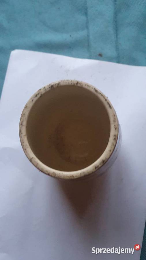 Fajansowy wazon Włocławek 1970 Sygnowany Ręcznie Warszawa sprzedam