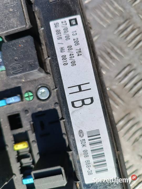 13206754 Moduł BSI Opel Zafira B 19 CDTI osobowe Niwka