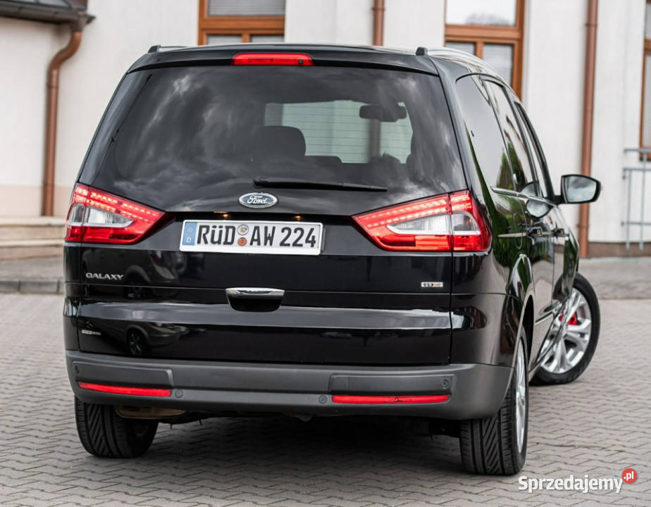 Ford Galaxy GHIA 7os 20TDCI 140 Manual Super czarny Zwoleń