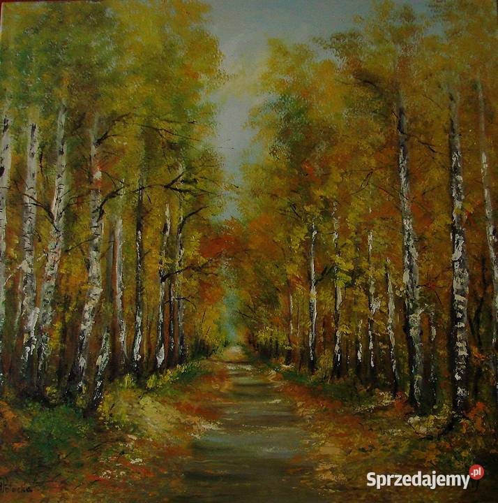 Magiczna aleja 7070 obraz olejny dostępny Błonie