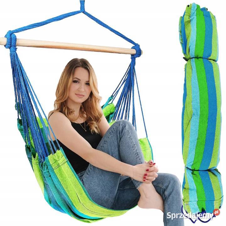KRZESŁO BRAZYLIJSKIE HAMAK FOTEL WISZĄCY do Pozostałe Swarzędz