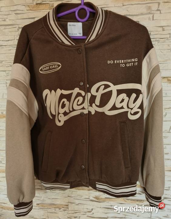Bluza Bershka brązowo kremiwa Rozmiar XL Gdańsk