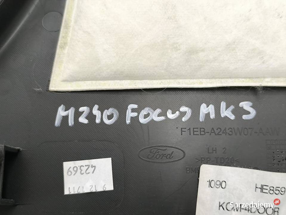 OSŁONA SŁUPKA B LEWA FORD FOCUS MK3 LIFT wielkopolskie