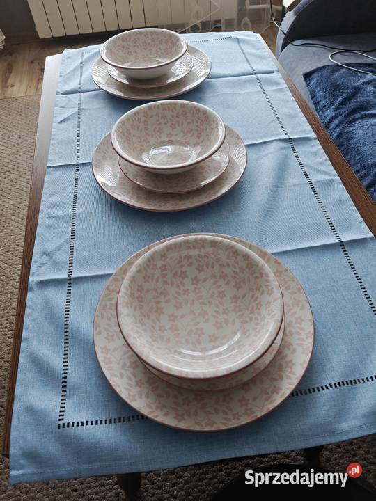 Talerze obiadowe nowe Talerze i talerzyki Wyposażenie wnętrz śląskie Tychy