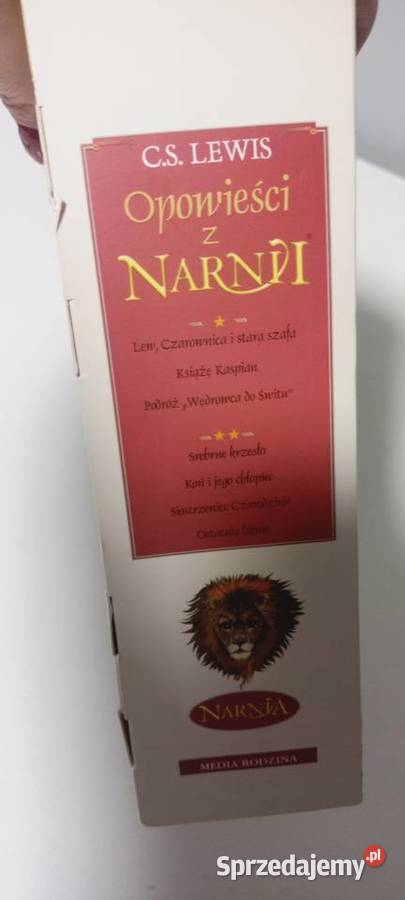 Książka 2 tomy Opowieści z Narnii Kultura i Rozrywka
