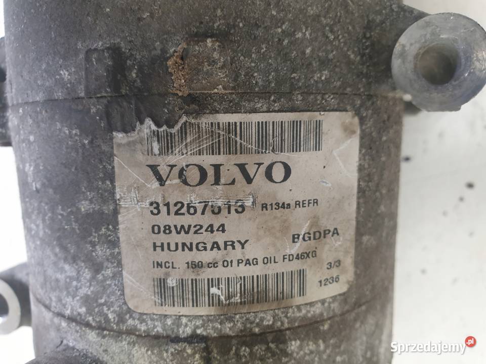 SPRĘŻARKA KLIMATYZACJI Volvo V70 III 20 16V Chełm
