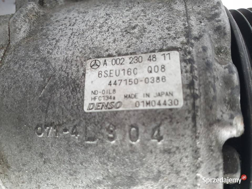 SPRĘŻARKA KLIMATYZACJI Mercedes Benz W245 B Kompresory klimatyzacji Chełm