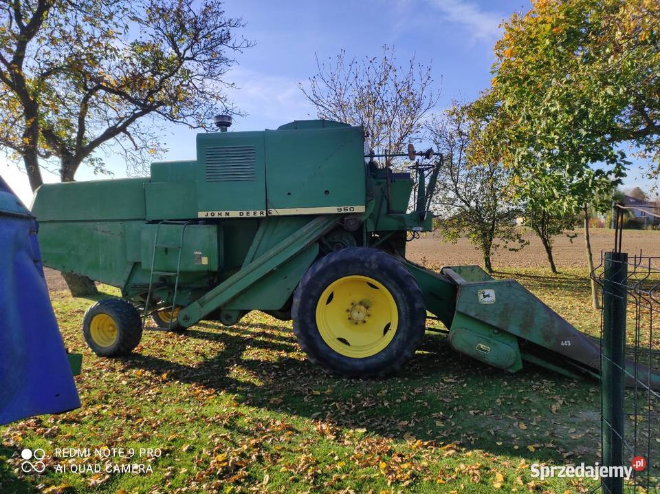 Kombajn zbożowy John Deere 950 na części nieuszkodzony