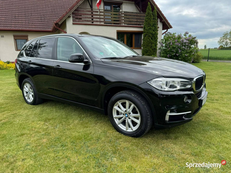 BMW X5 zadbane serwisowane bezwypadkowe F15 2013 przyciemniane szyby wielkopolskie