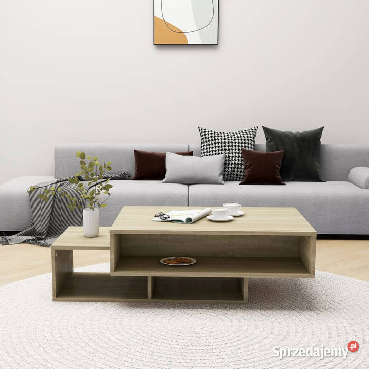 Stolik kawowy dąb sonoma 105x55x32 materiał mazowieckie Warszawa sprzedam