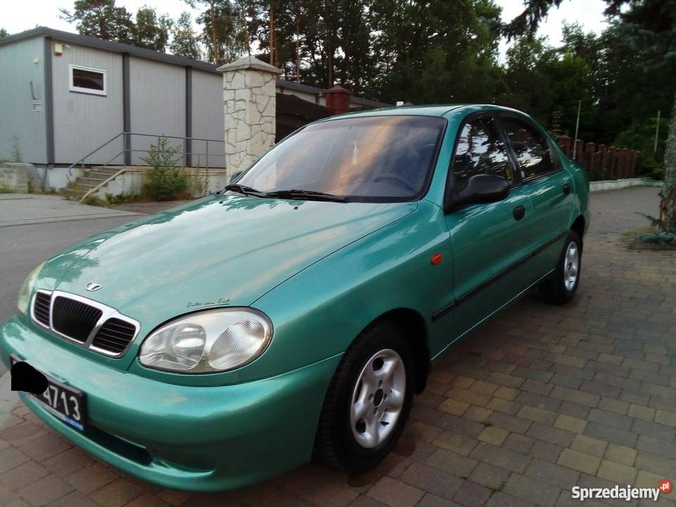 DAEWOO LANOS 15 8ZAWOROWY BENZYNA GAZ SEDAN lakier metallic lubelskie Świdnik