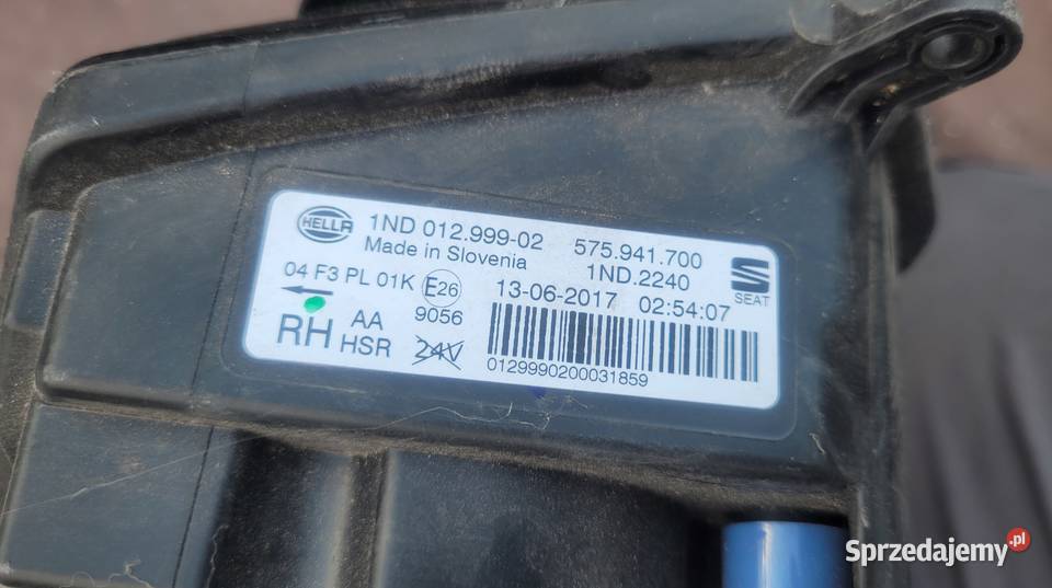 SEAT ATECA HALOGEN LED PRAWY PRZOD 575941700 osobowe Ruda Śląska sprzedam