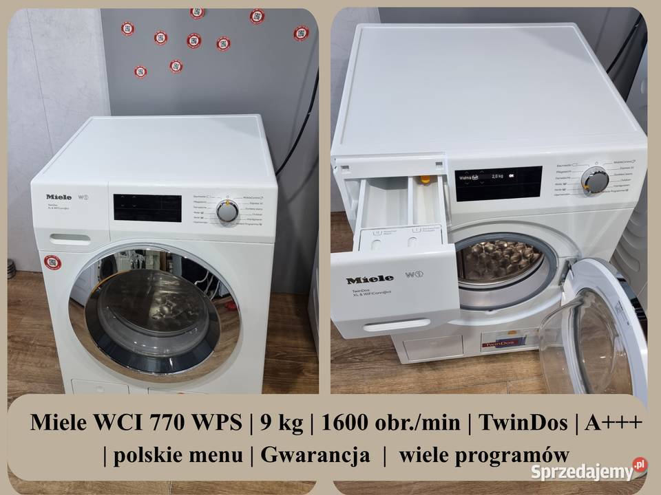 Pralka Miele W1 WCI 770 WPS XL 9 1600 obrmin Wrocław