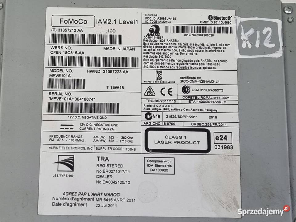 Volvo VOLVO V60 I S60 II V40 II CZYTNIK Chełm