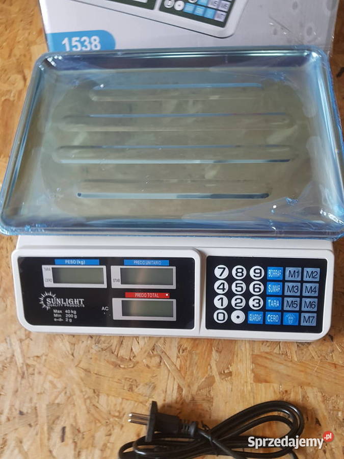 Waga sklepowa z udźwigiem do 40 sunlight 2 g sprzedam