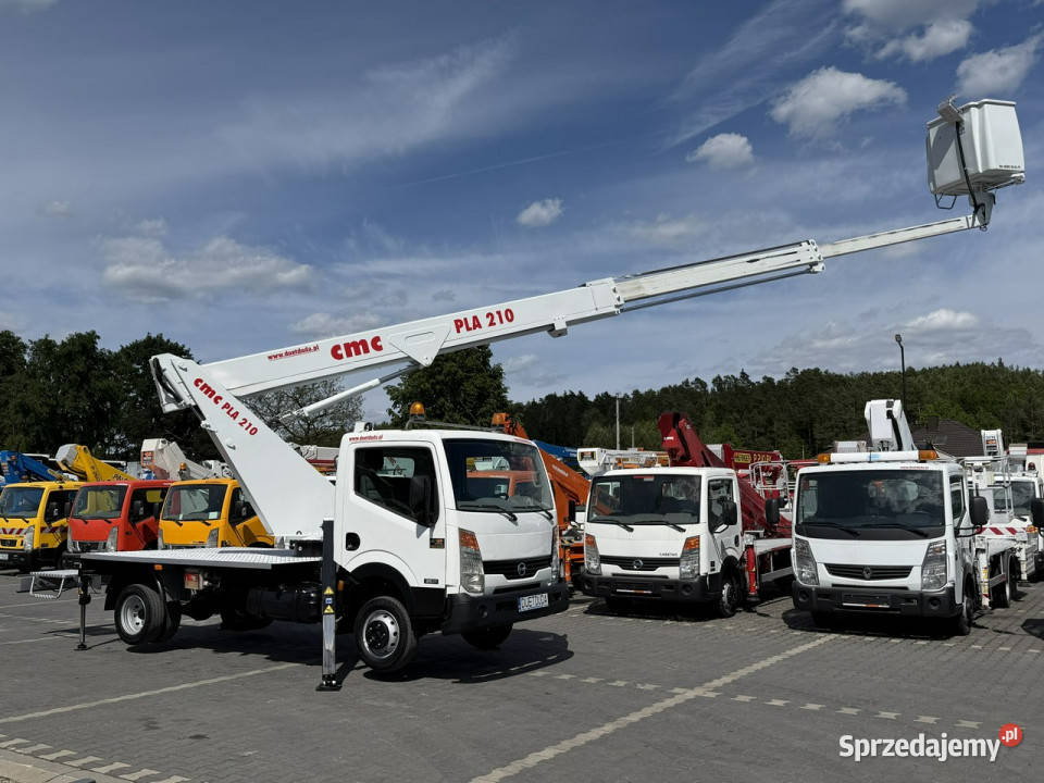 Nissan Cabstar Podnośnik Koszowy 21m CMC PLA 210 Widełki sprzedam