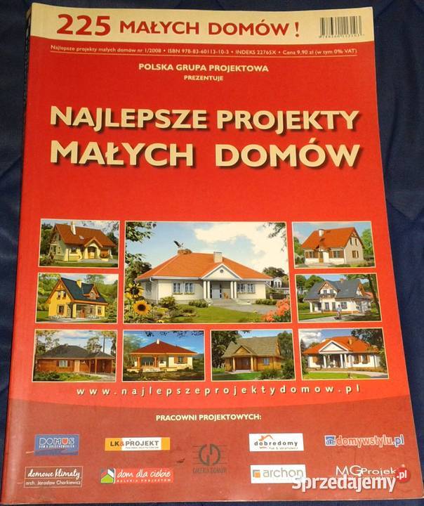 Najlepsze projekty małych domów 225 małych domów miękka