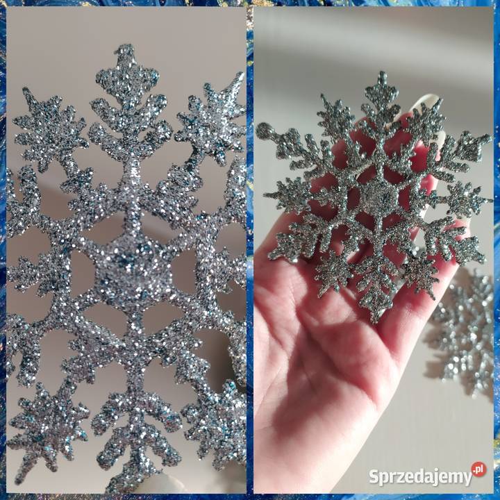 Śnieżynki bombki do stroika na choinkę Koszalin