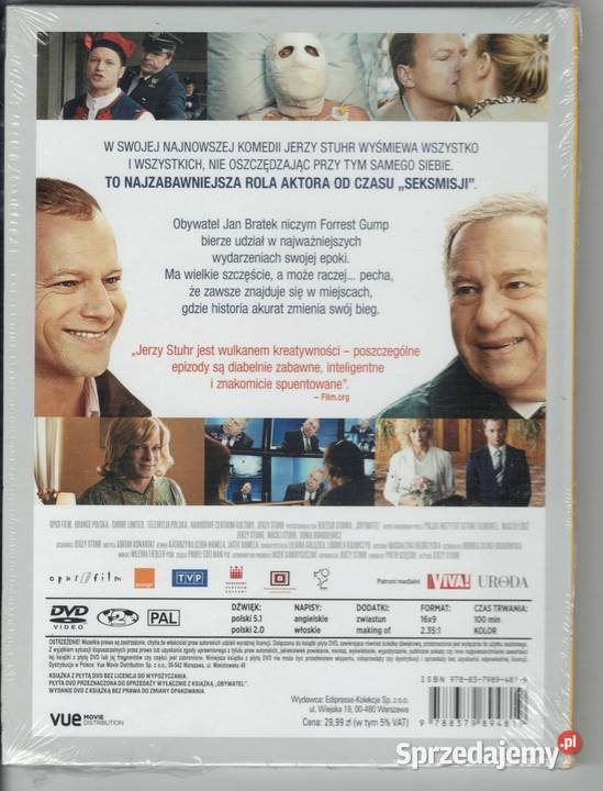 OBYWATEL DVD Jerzy Stuhr Maciej Stuhr NAGRODA DVD Kultura i Rozrywka Warszawa