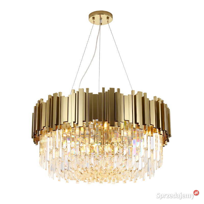 Pipe Organ Crystal Chandelier BRASS żyrandol