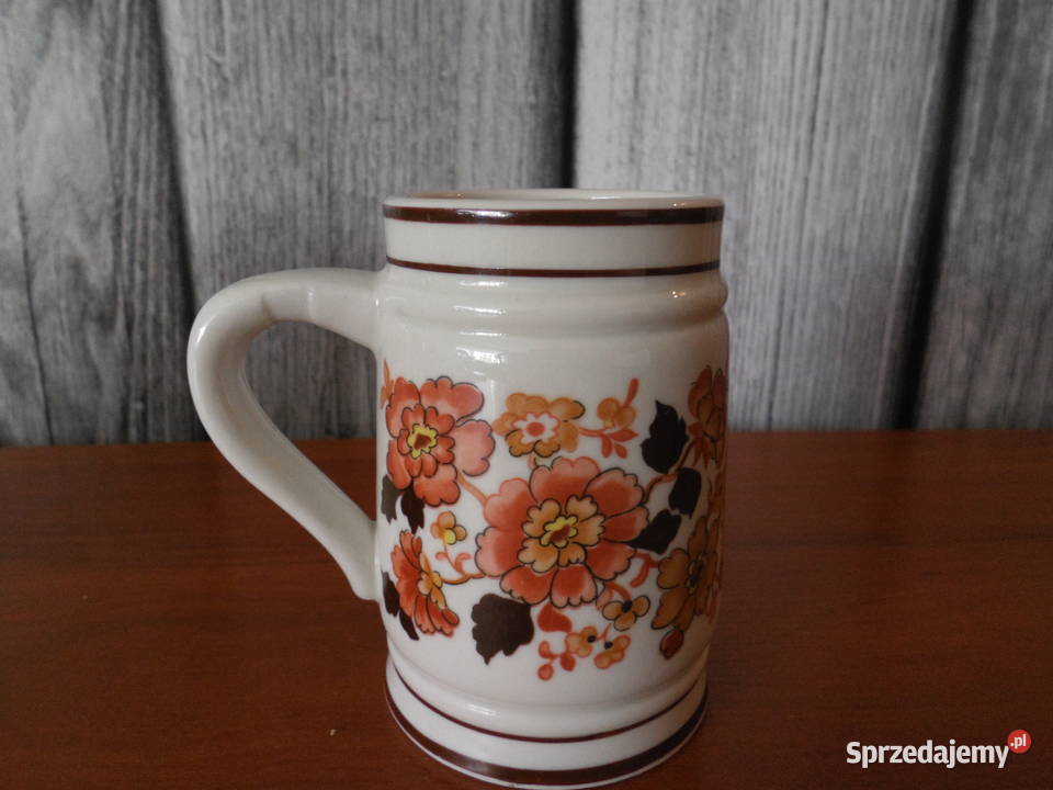 Ceramiczny mały kufel GDR Raszków sprzedam
