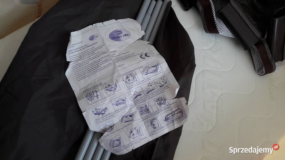 Łóżeczko turystyczne Baby Mix Materac Fiki Miki lubelskie Łaszczów