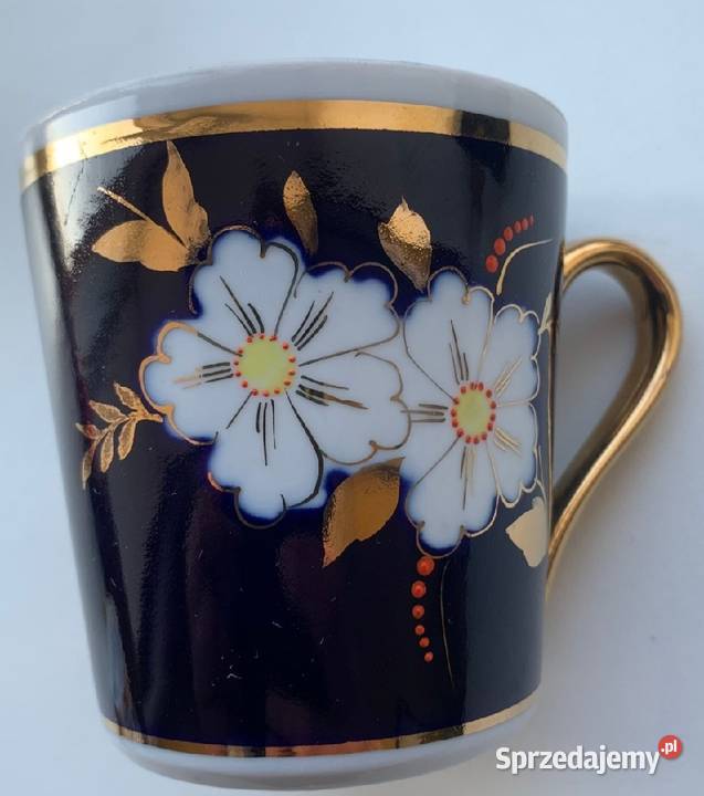 Porcelanowa filiżanka do kawy i herbaty Dovbysh łódzkie Pabianice