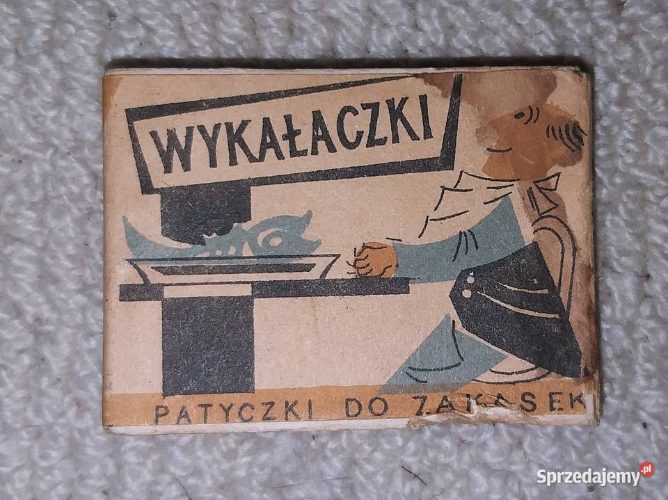 Wykałaczki patyczki do zakąsek pudełko z Warszawa