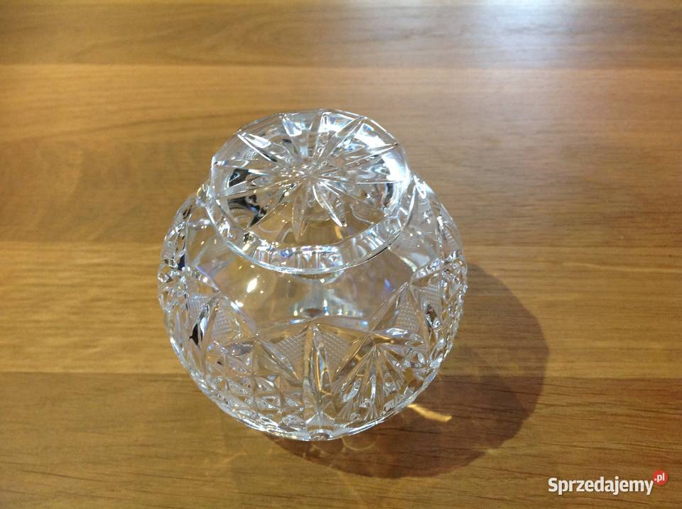 Wazon Wazonik Kryształowy Kula Vintage lubuskie Nowa Sól