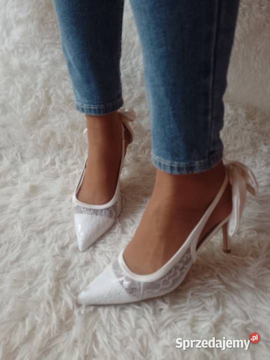 40 Glamorous Koronowe czółenka z odkrytą piętą z 25.5cm małopolskie Kraków