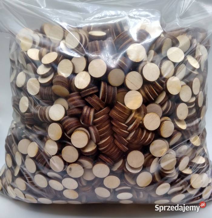 Koła Kółka Drewniane 11 mm Scrapki Decupage 100