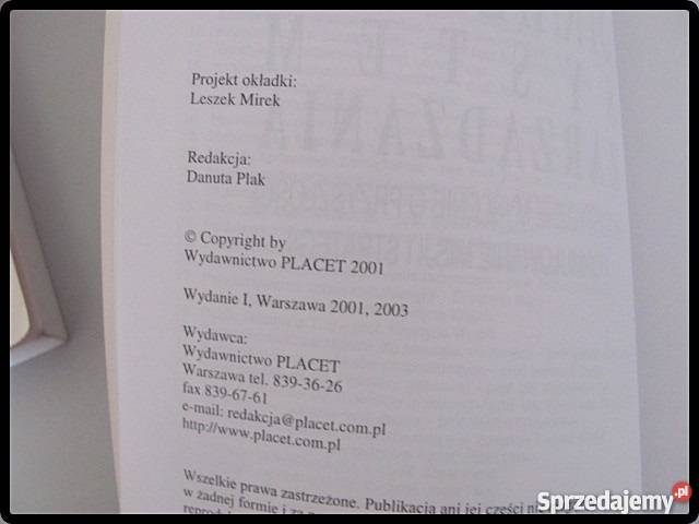 Strategiczny System Zarządzania Penc Józef mazowieckie Płock sprzedam
