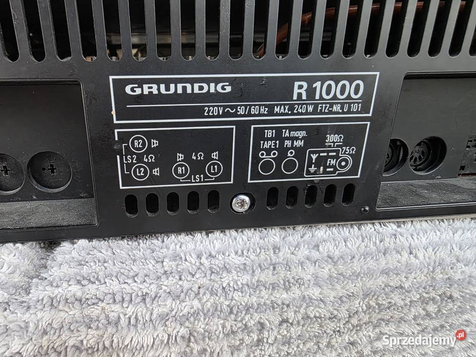 super ampli stereo grundig r1000 mega bas śląskie Chełm Śląski sprzedam