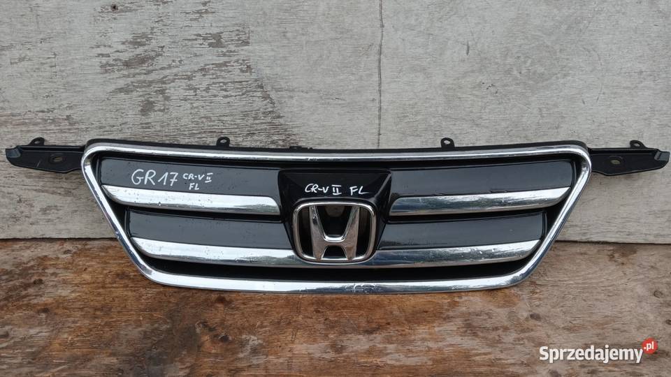 HONDA CRV II FL ATRAPA GRILL CHROM wielkopolskie Zbierkowo
