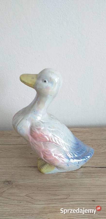 Ceramiczna kaczka prl