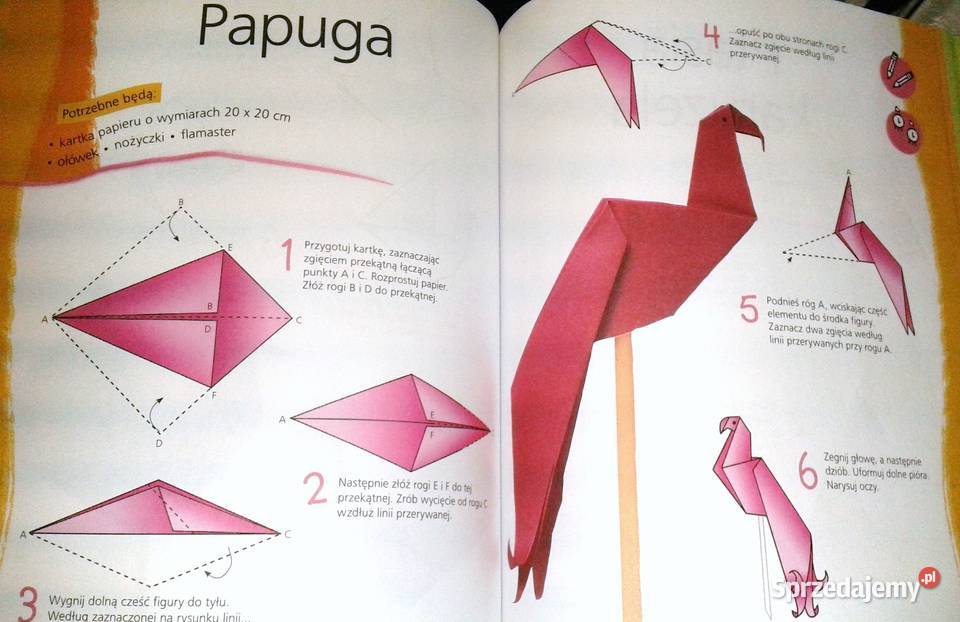 Origami Zginaj składaj baw się Maryse Six miękka Chełm