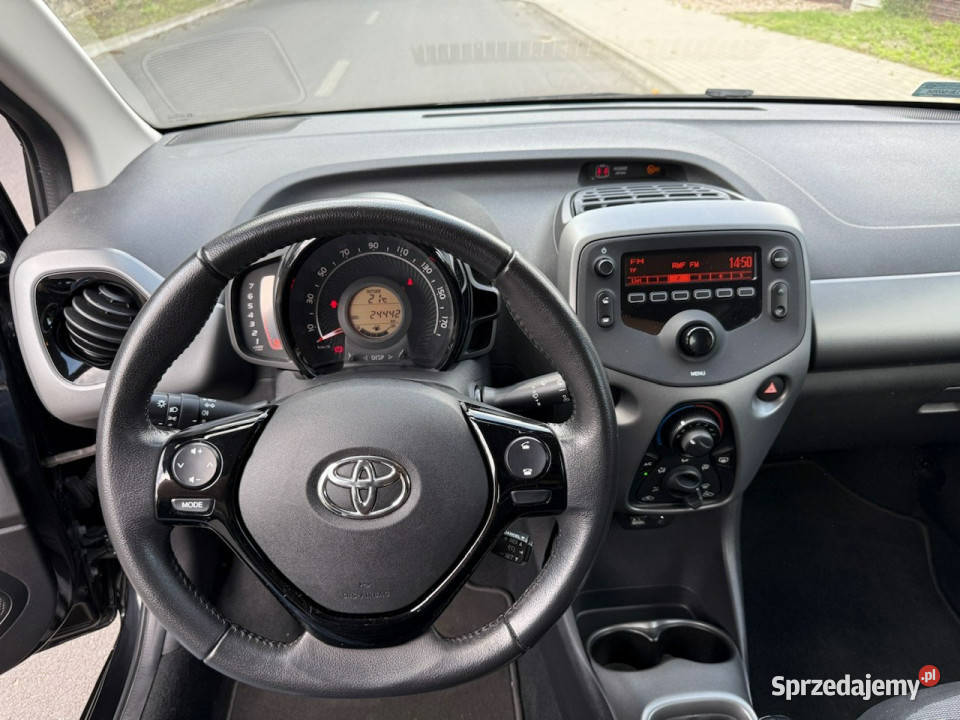 Toyota Aygo Toyota Aygo 1016V Klima Salon 24651 czarny Aygo dolnośląskie Syców